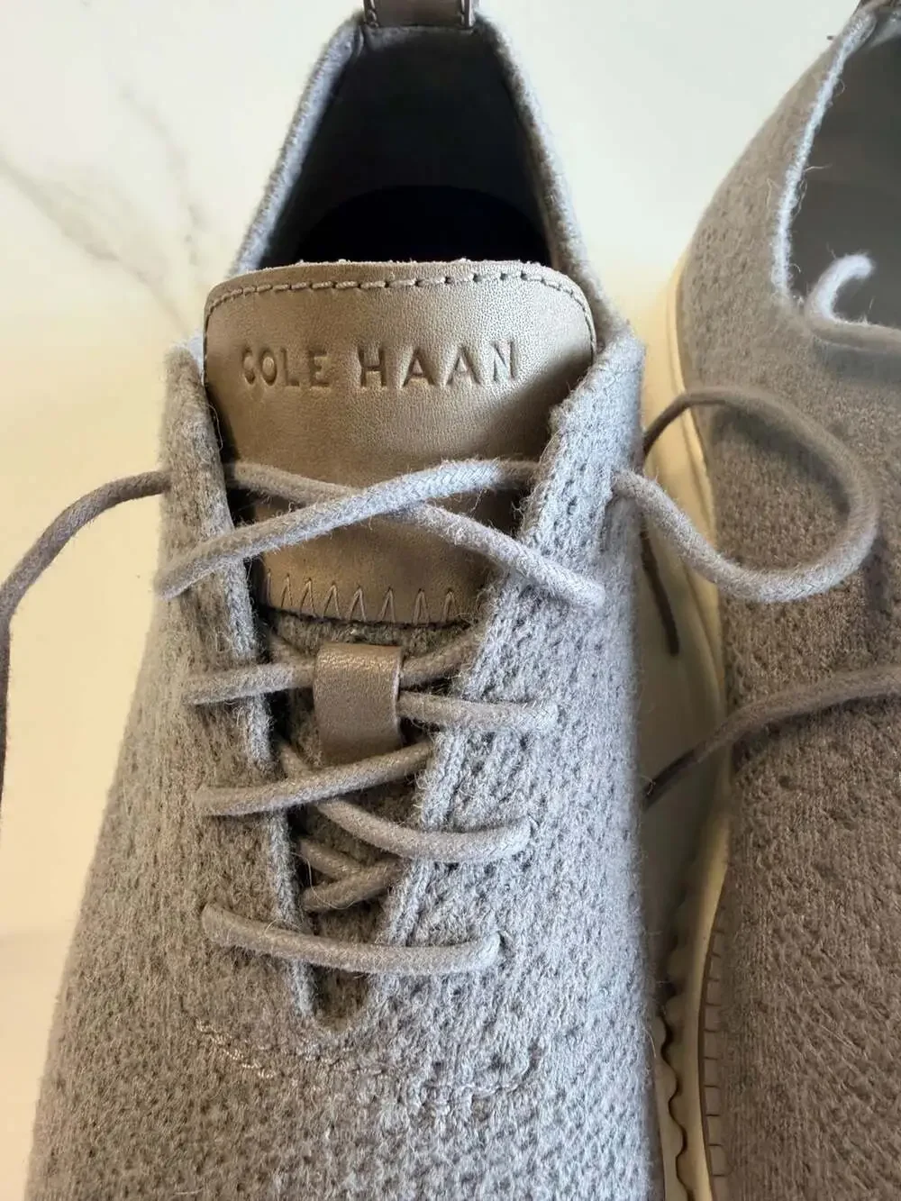 Cole Haan Men's 2.ZERØGRAND Stitchlite Knit Oxford Shoe Grey Size 11 M C33484